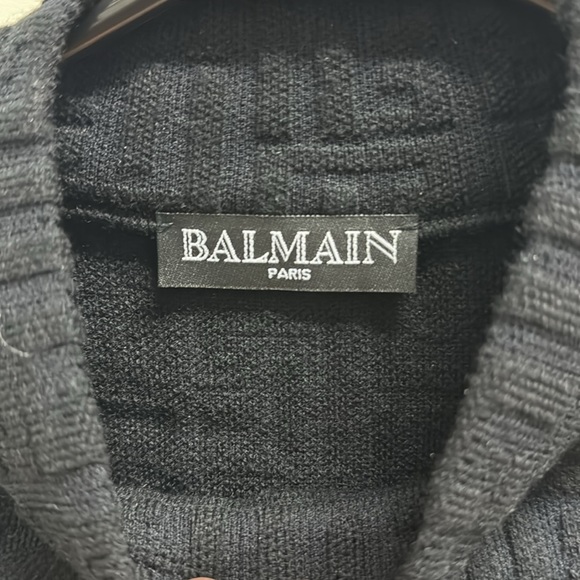 COPY - Black Balmain sweater. Worn once in excellent condition - Picture 3 of 3